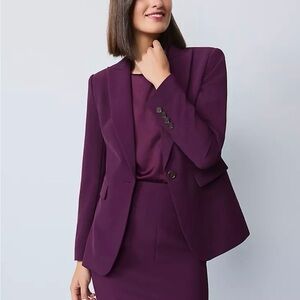 Ann Taylor Deep Purple Women's Blazer